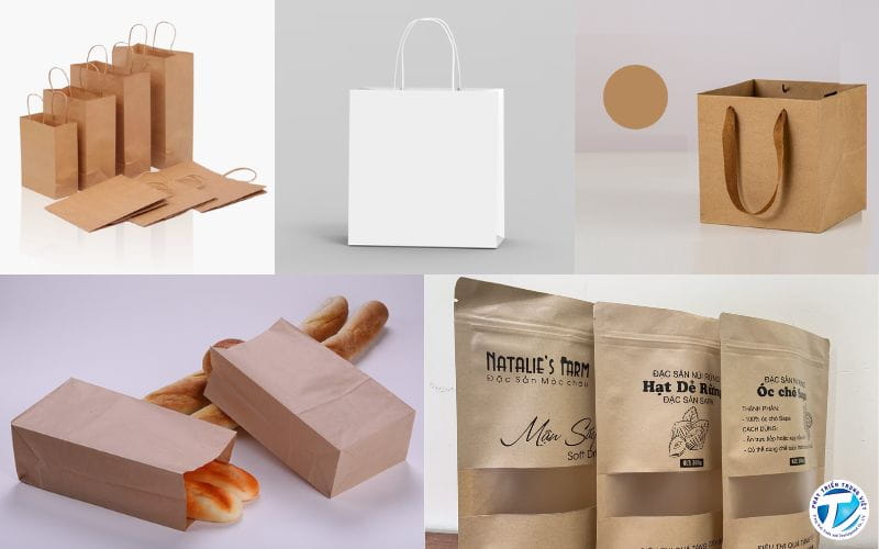 Phân loại túi giấy kraft phổ biến hiện nay